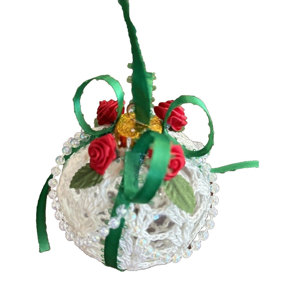 Vintage Crocheted Christmas Ornament